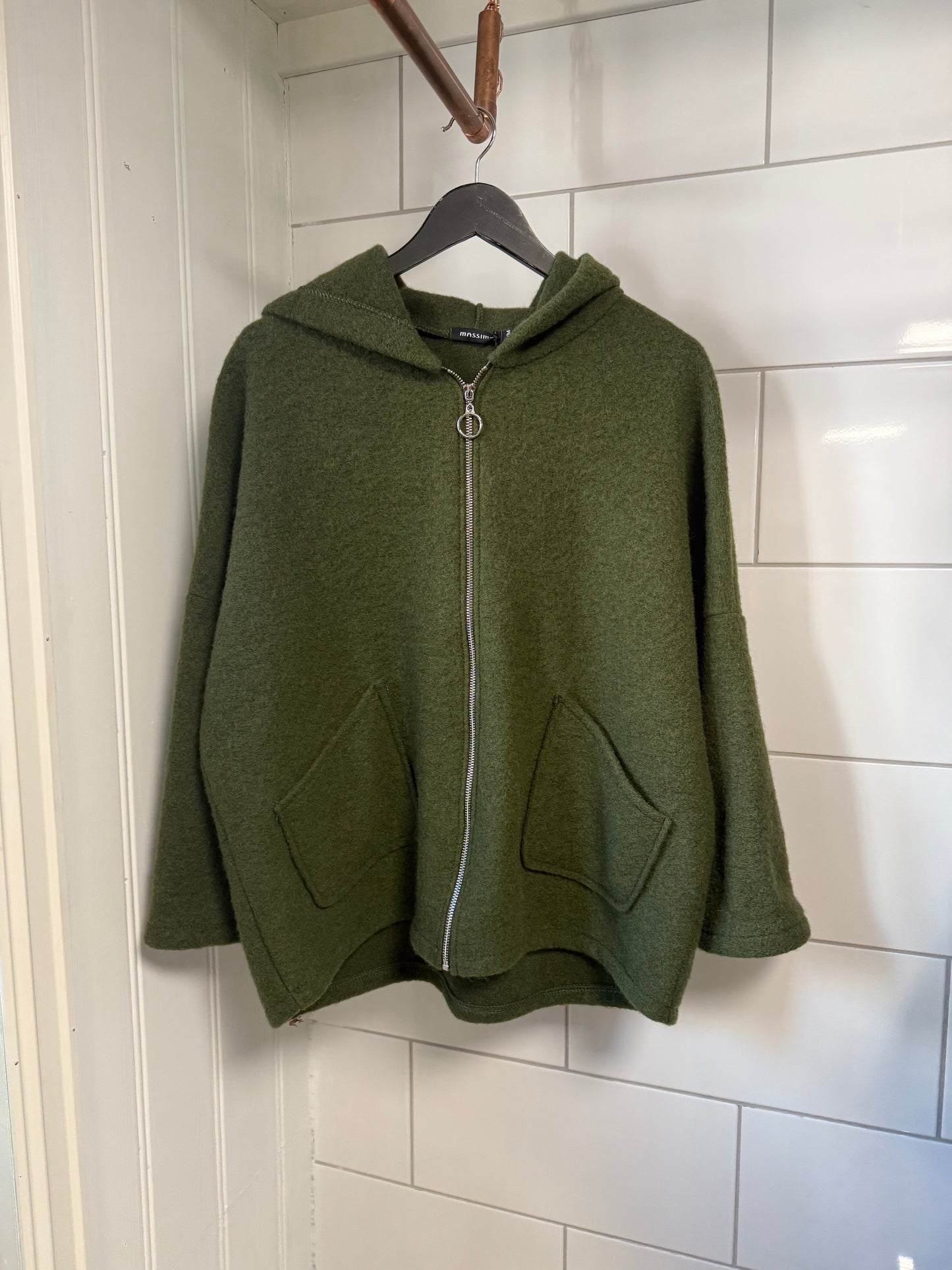 Heavy wool jacket - Grønn