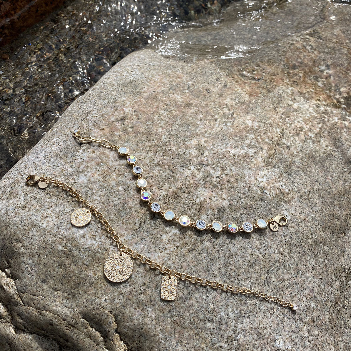 Solstice gold big bracelet