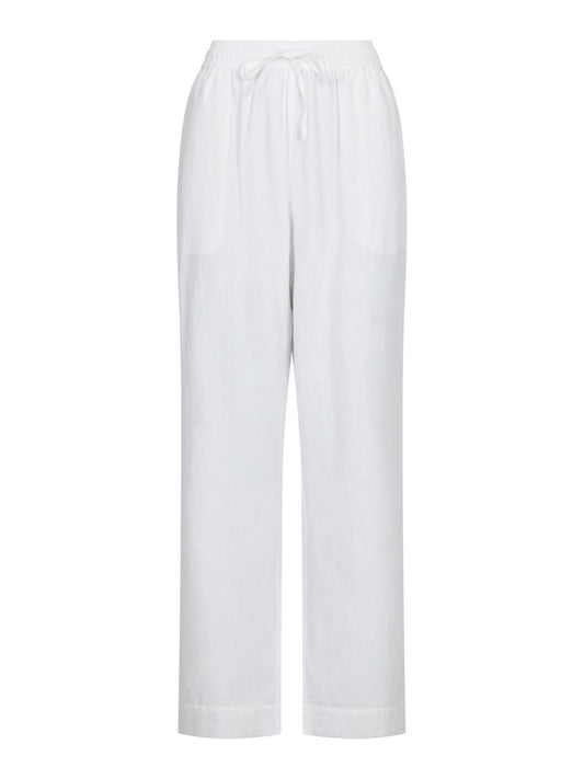 Sonar linen pant - white