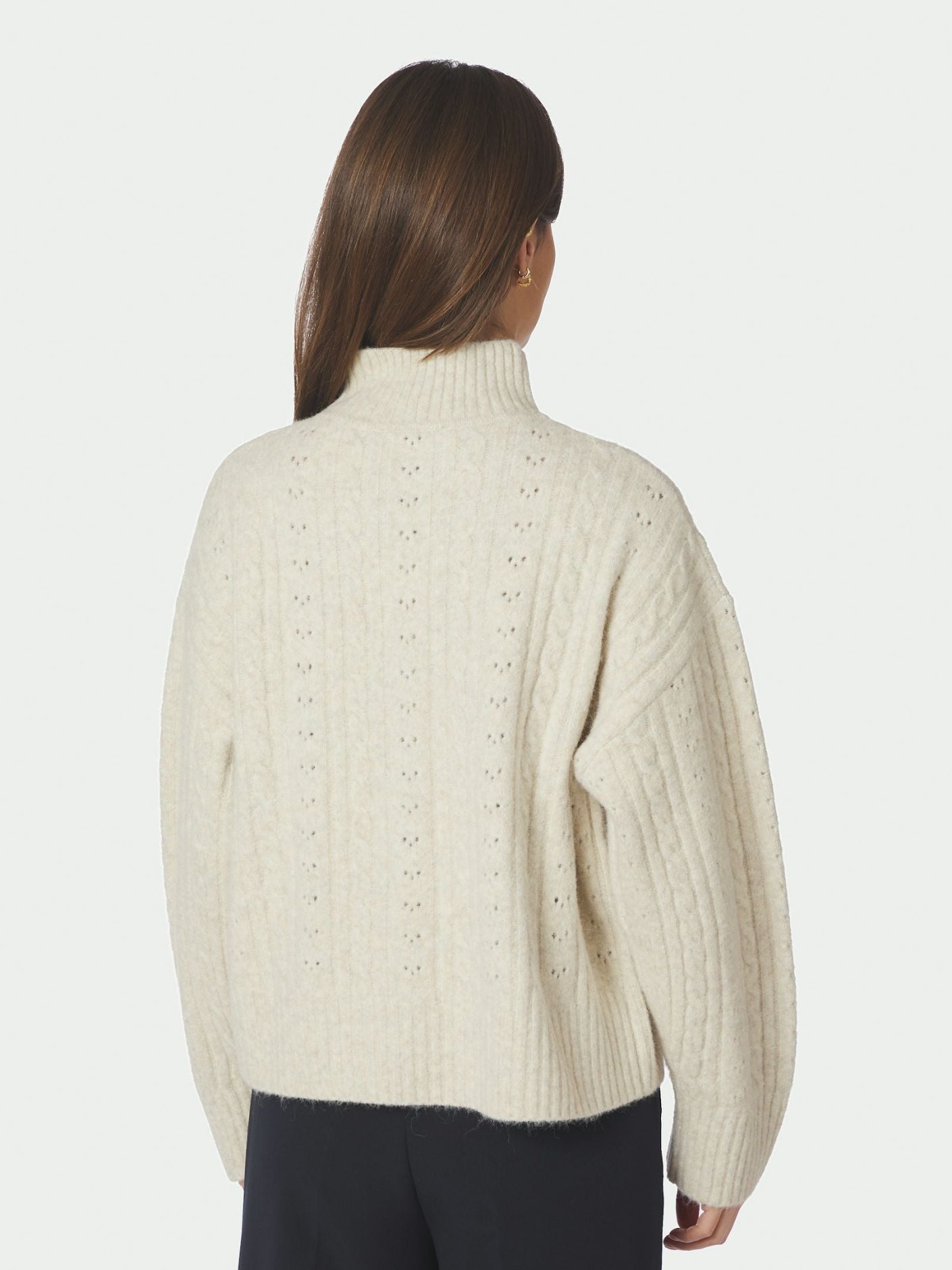 Anda Cable knit blouse