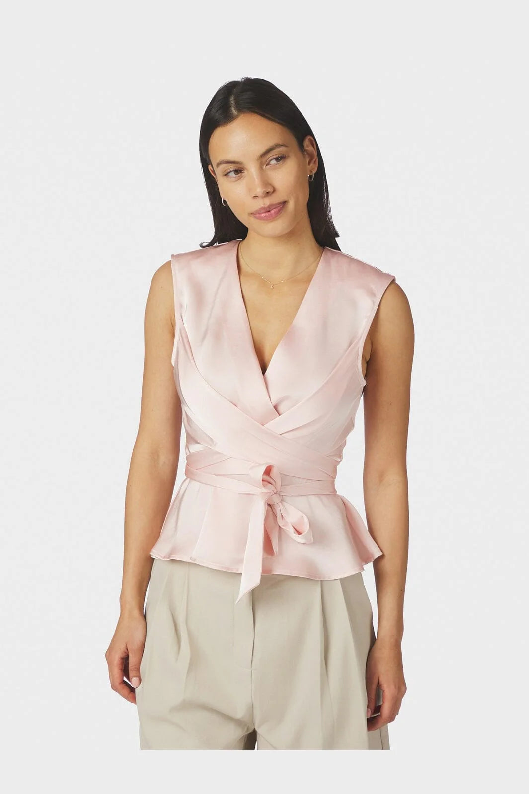 Risetta heavy sateen top