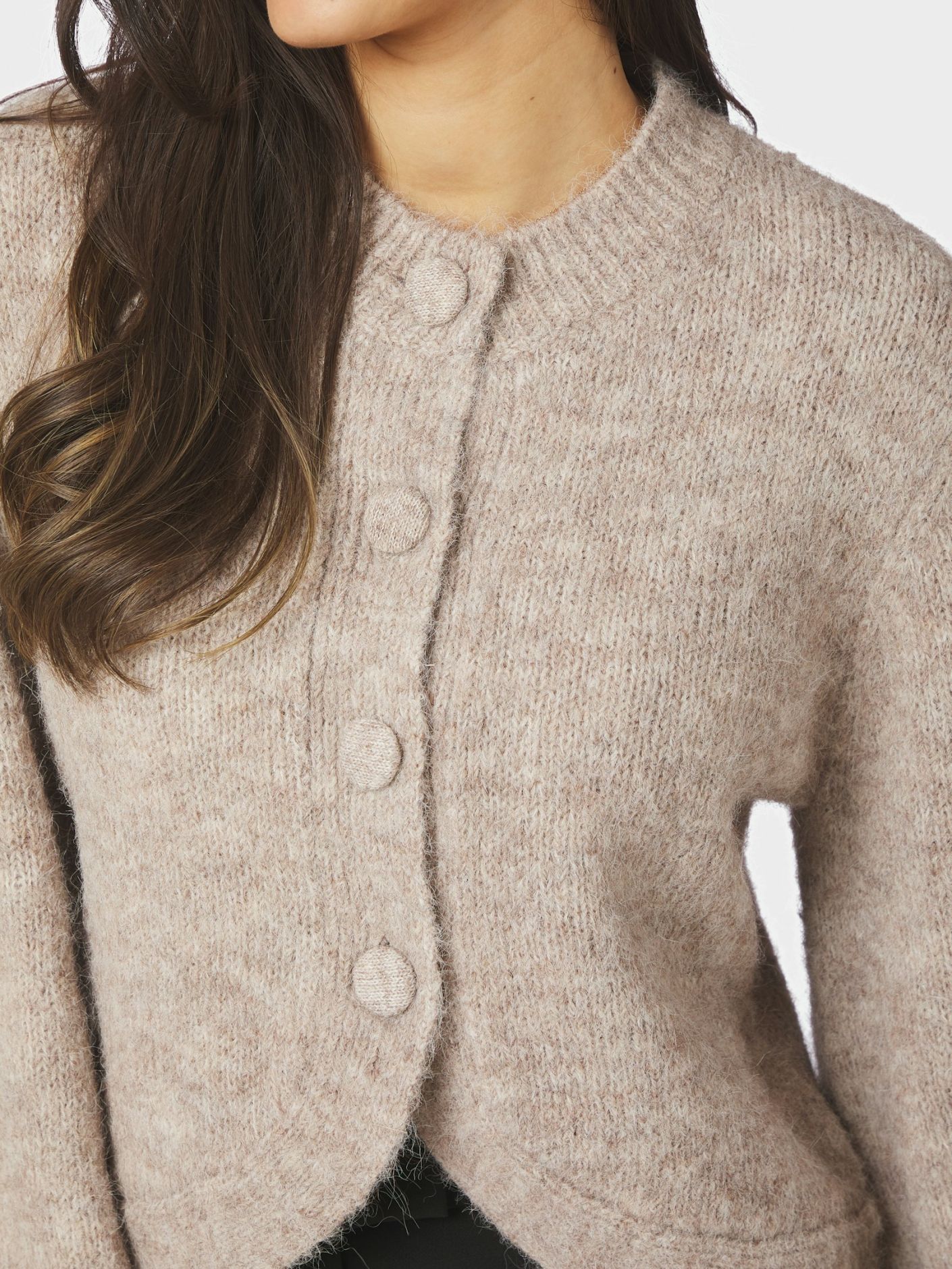 Gio Fluffy knit cardigan