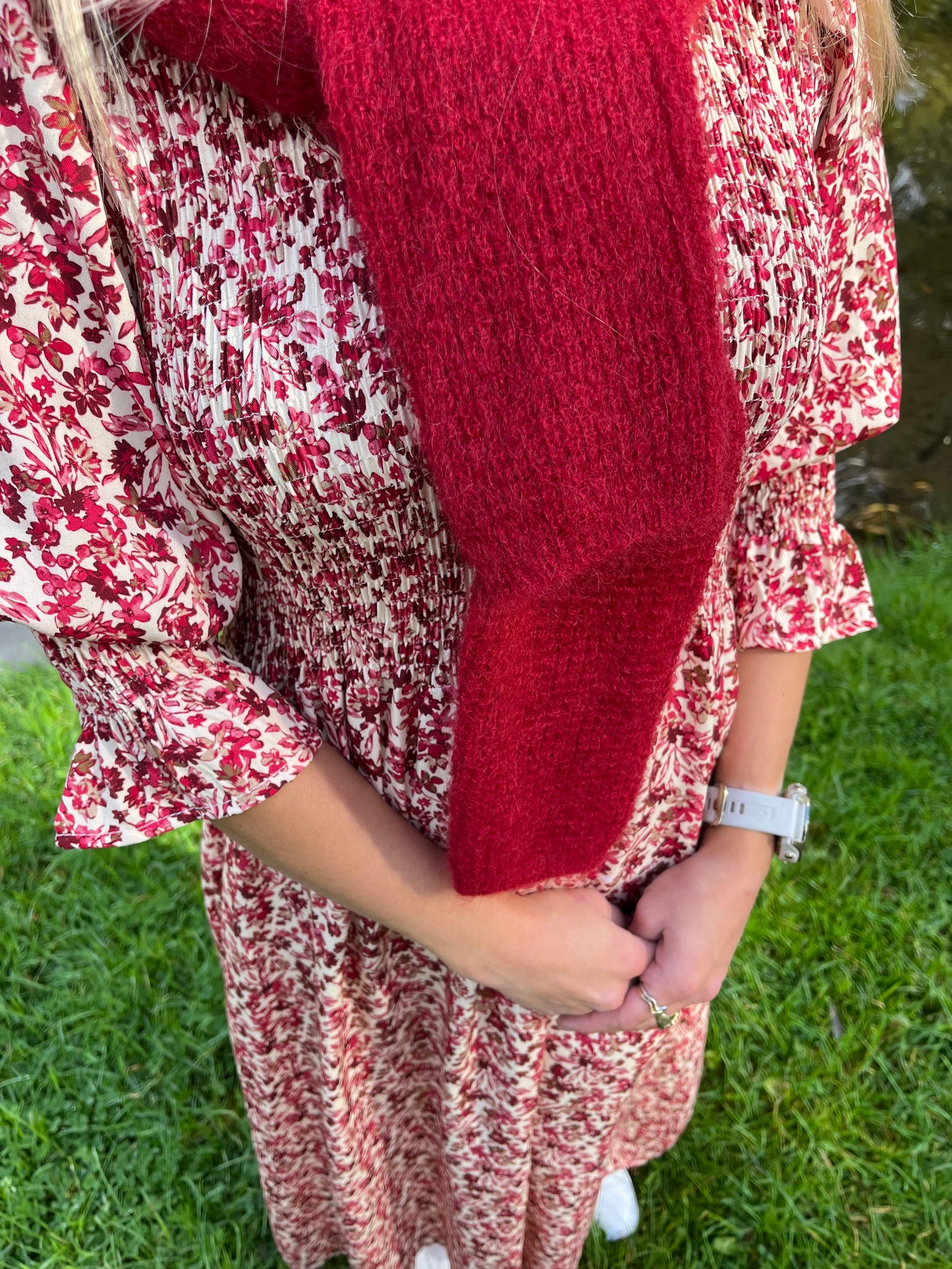 Kjole Print Viskose Red