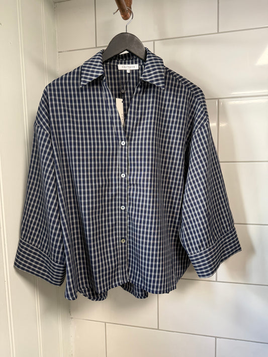 Amber Check Navy