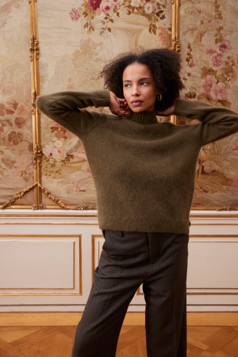 Jade Sweater-Armygreen