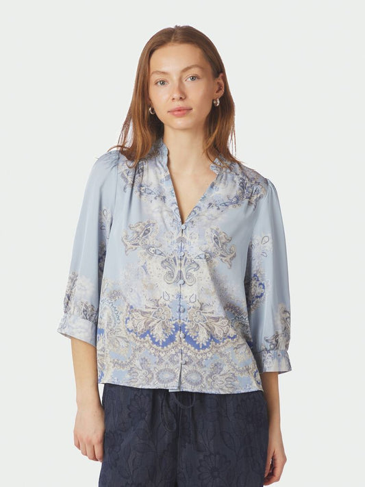 Rosella artist paisley blouse