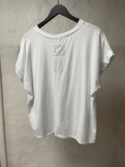 T-shirt Wide -Hvit