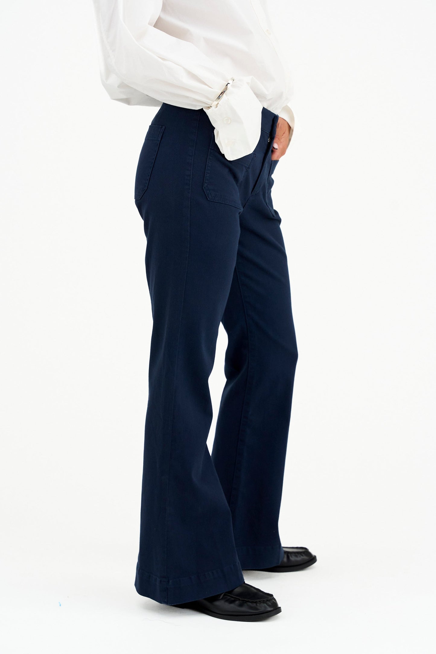 Ann Charlotte Jeans Wash Sava Color - navy