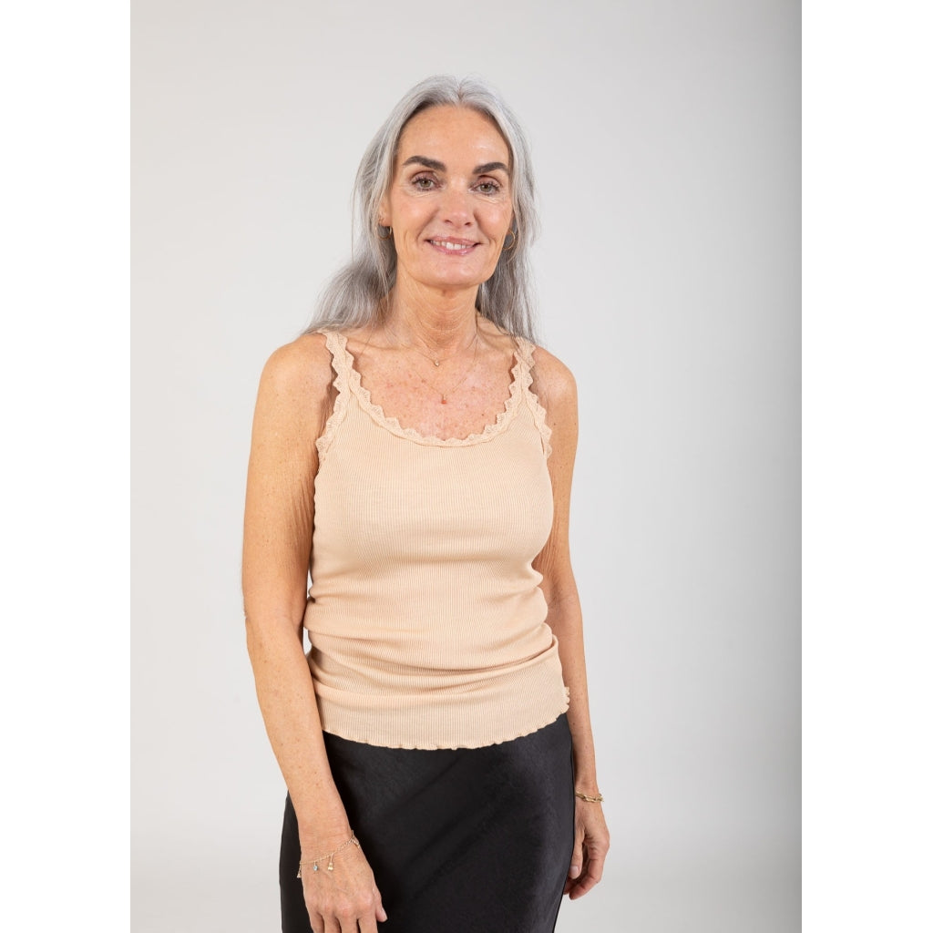 Heart Poppy Silk Lace Camisole