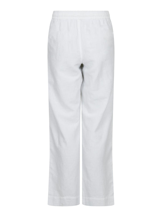 Sonar linen pant - white
