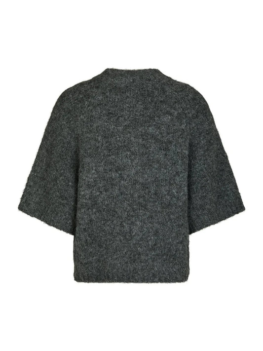 Benuta  Fluffy Knit Cardigan Mørk grå
