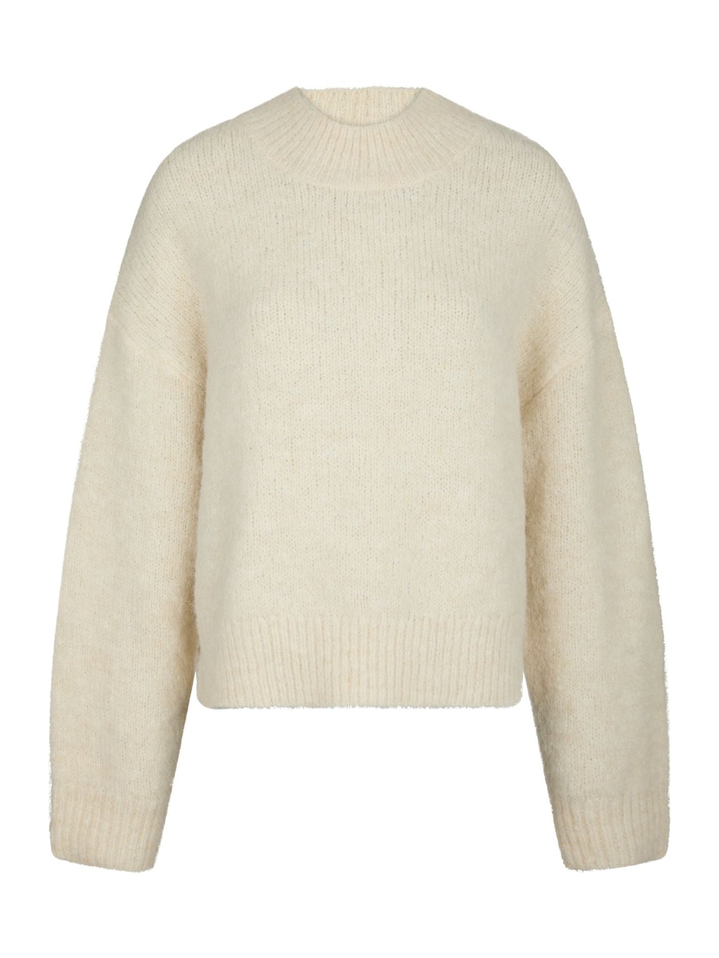 Paulina fluffy knit blouse