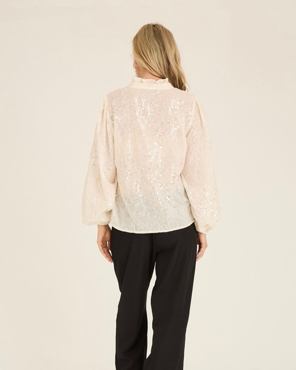 Grete sequin blouse