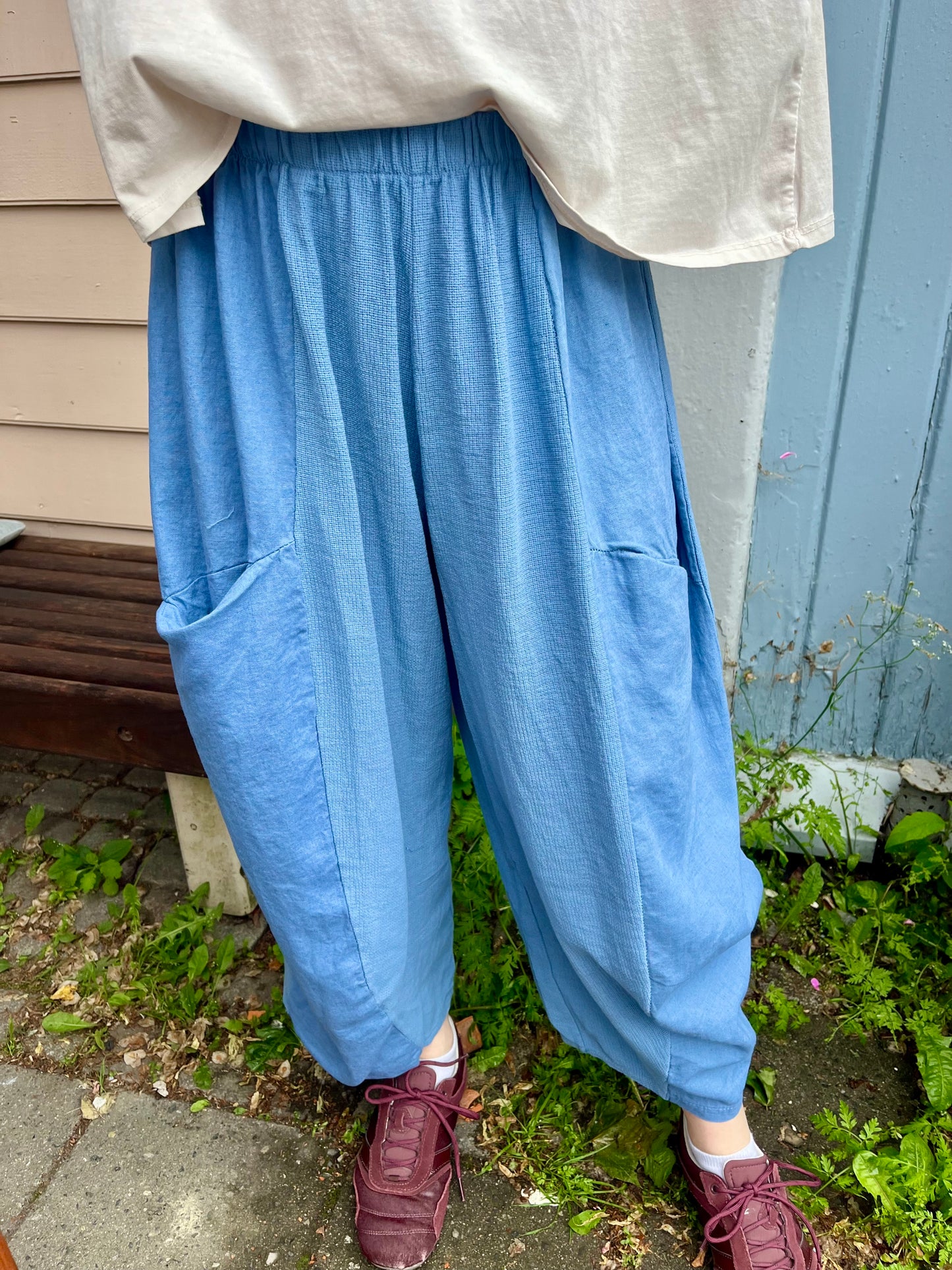 Linen pocket pant