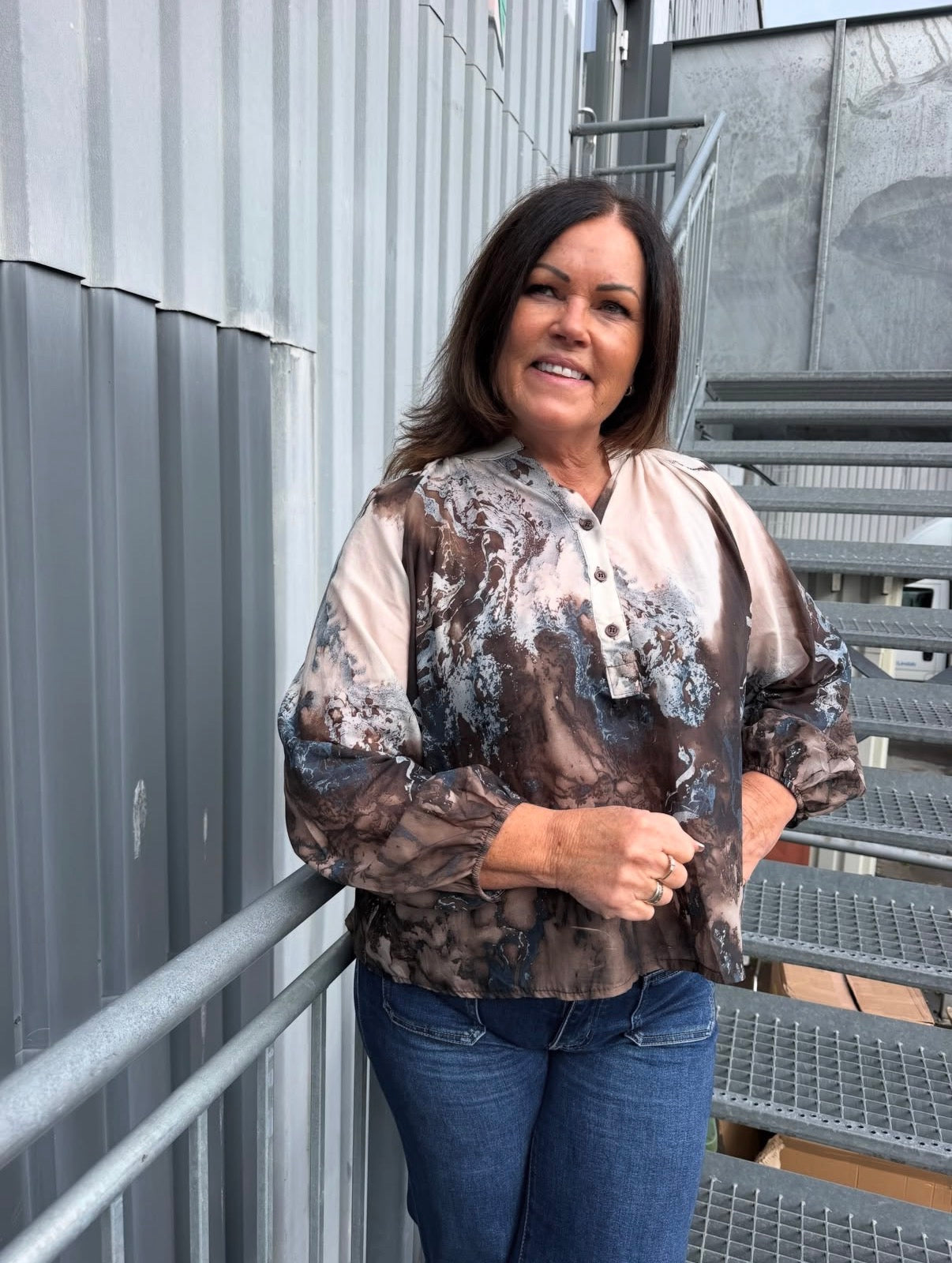 Marble blouse