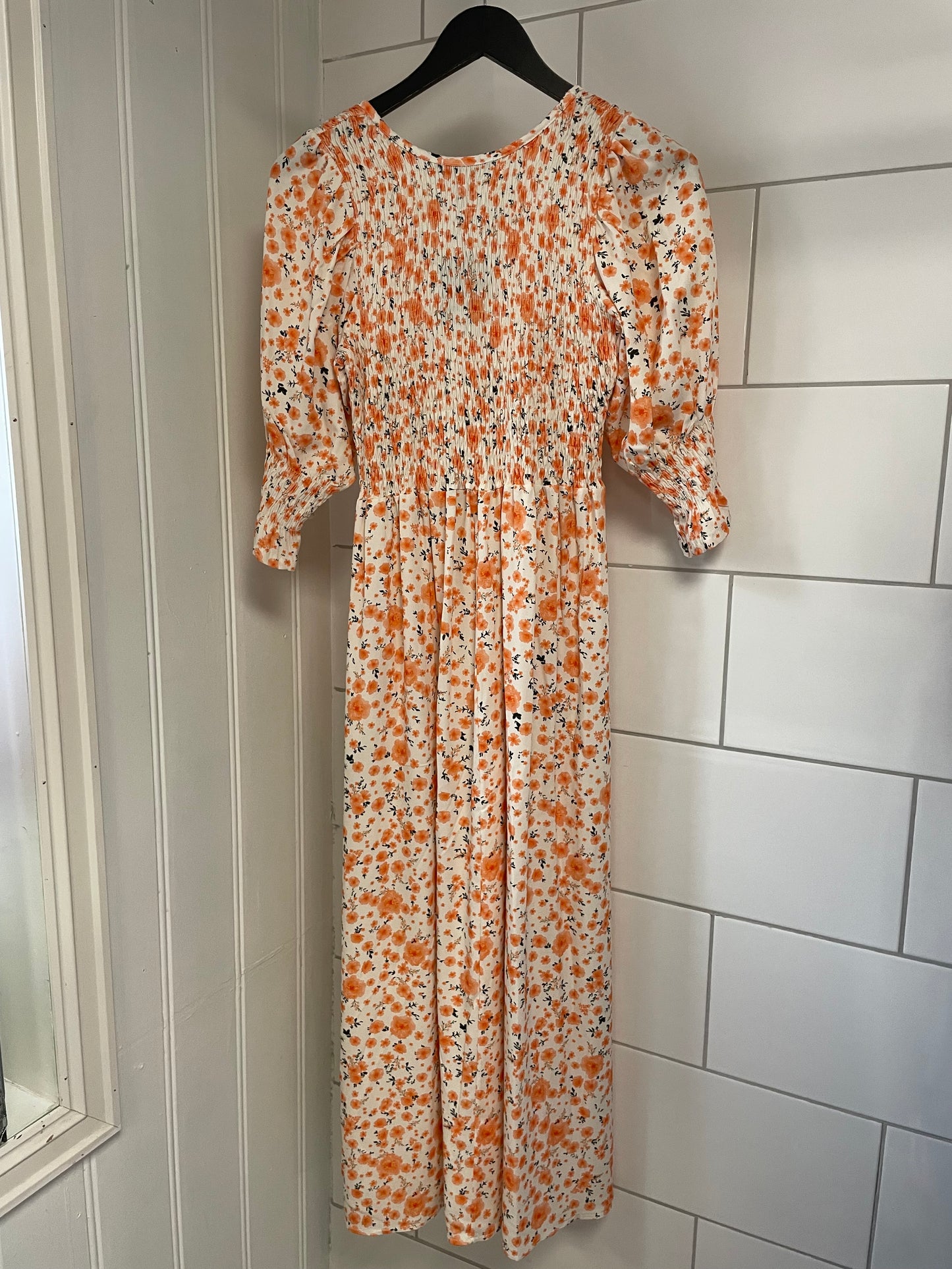 Flower smock dress