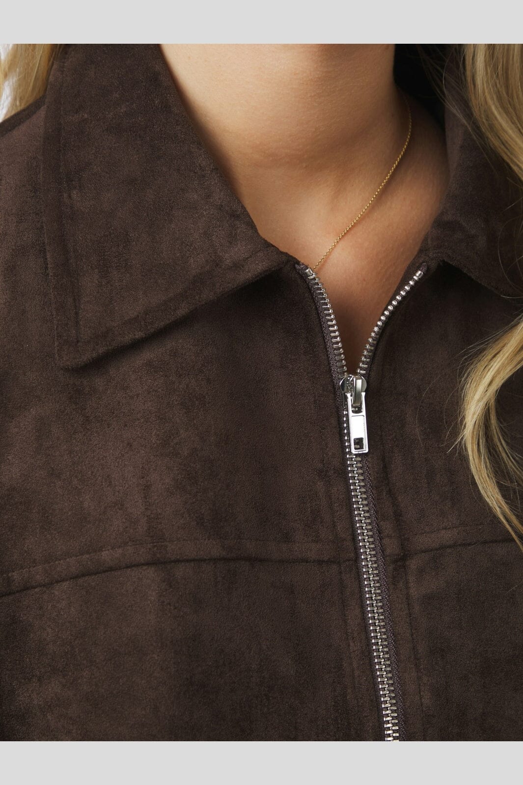 Titan Faux Suede Leather Jacket