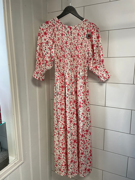 Flower smock dress