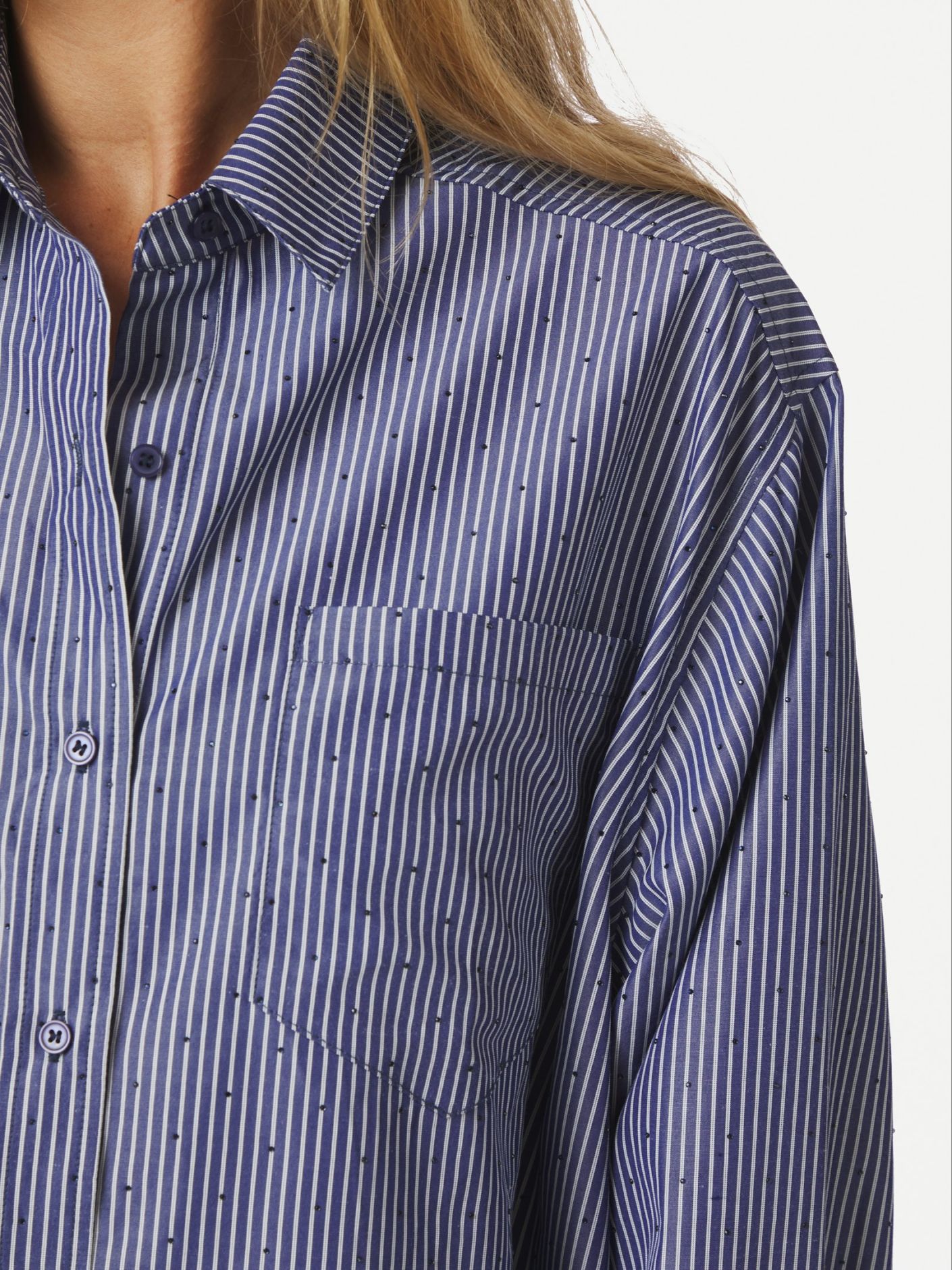 Dalma B Stripe Stone Shirt FORHÅNDSORDRE