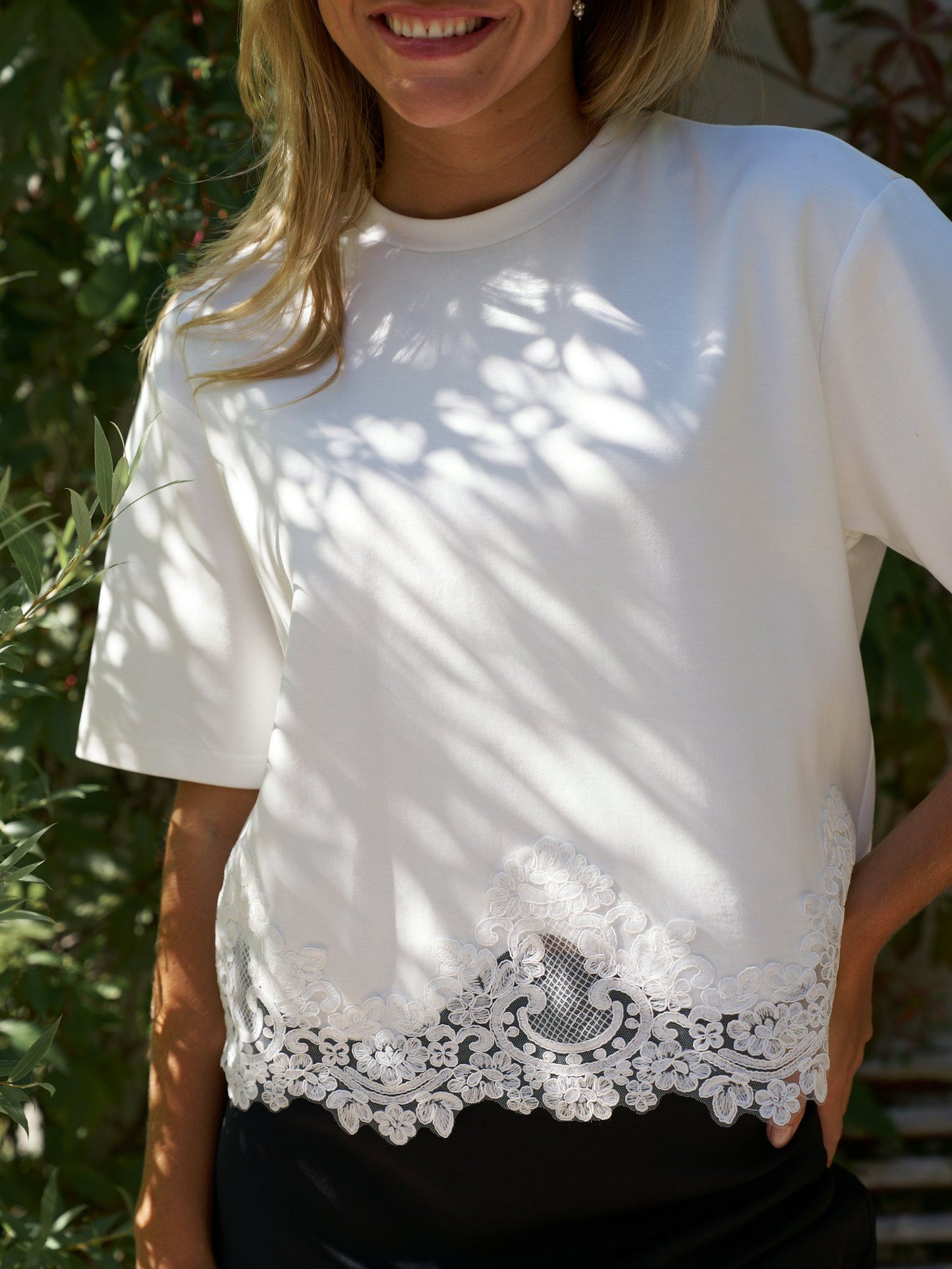 Iria lace tee