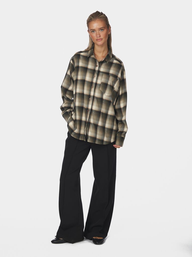 Dalma flannel check shirt