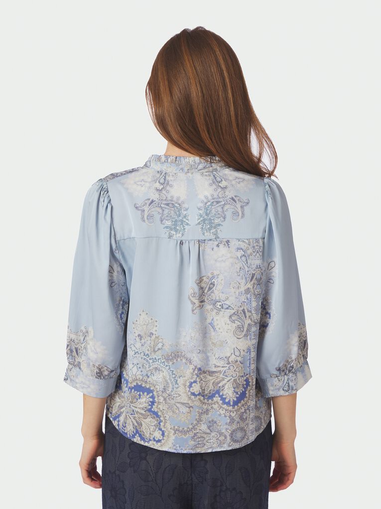 Rosella artist paisley blouse