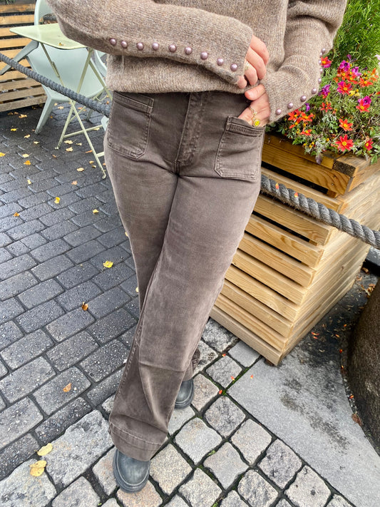 Pockets in front bukse Brun FORHÅNDSORDRE