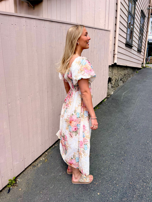 Flower Smock Romantic Dress