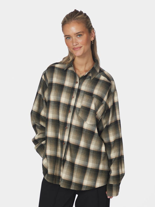 Dalma flannel check shirt