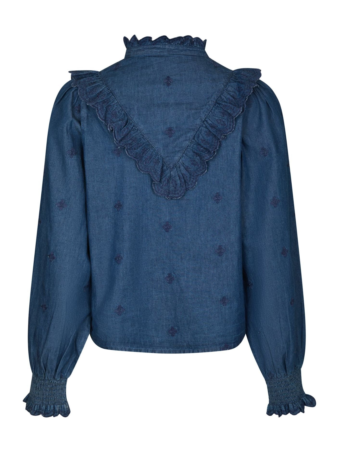 Dega Denim Blouse FORHÅNDSBESTILLING