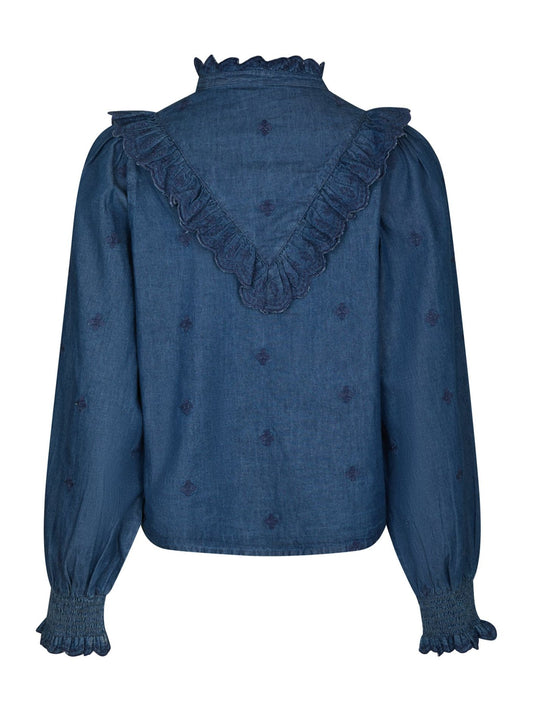 Dega Denim Blouse FORHÅNDSBESTILLING
