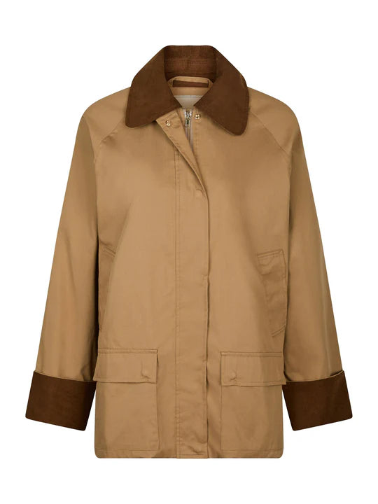 Anastacia Cord Jacket Brown