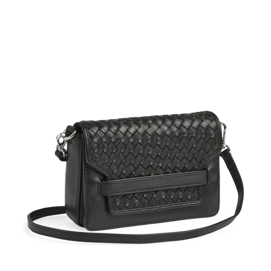 Vanya Crossbody Bag, Weave Black