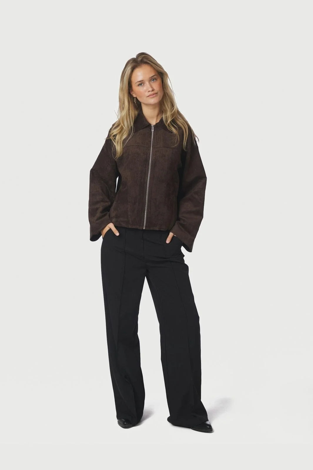 Titan Faux Suede Leather Jacket