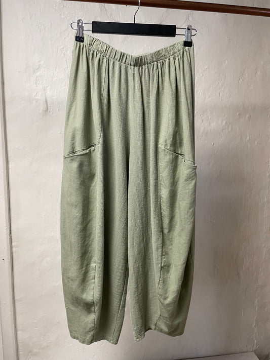 Linen pocket pant