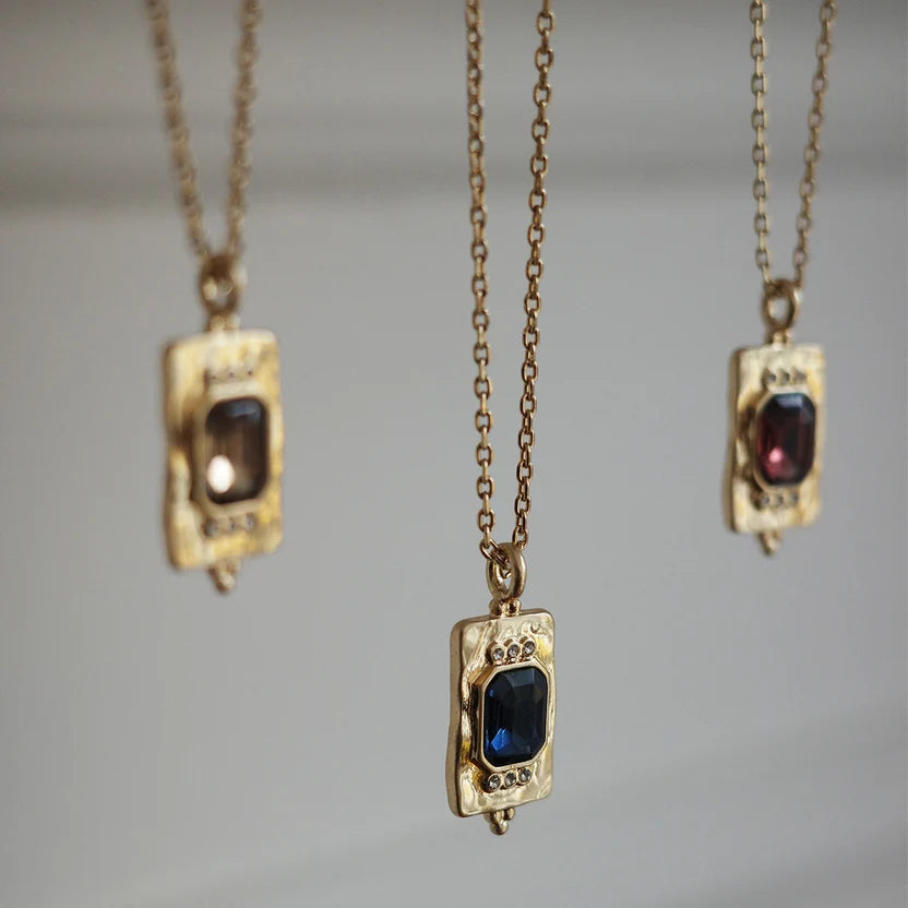 Smokey quartz, Bohemia - Kort kjede