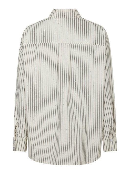 Dalma crepe stone shirt - brown