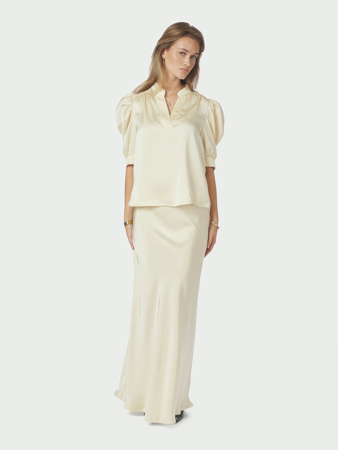 Roella Heavy Sateen Blouse