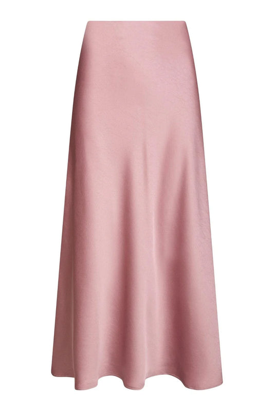Vicky heavy sateen skirt pink