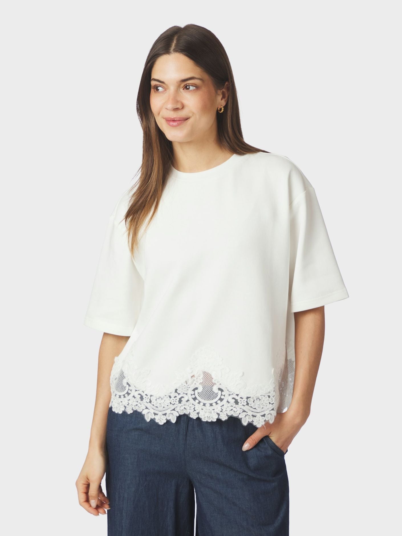 Iria lace tee