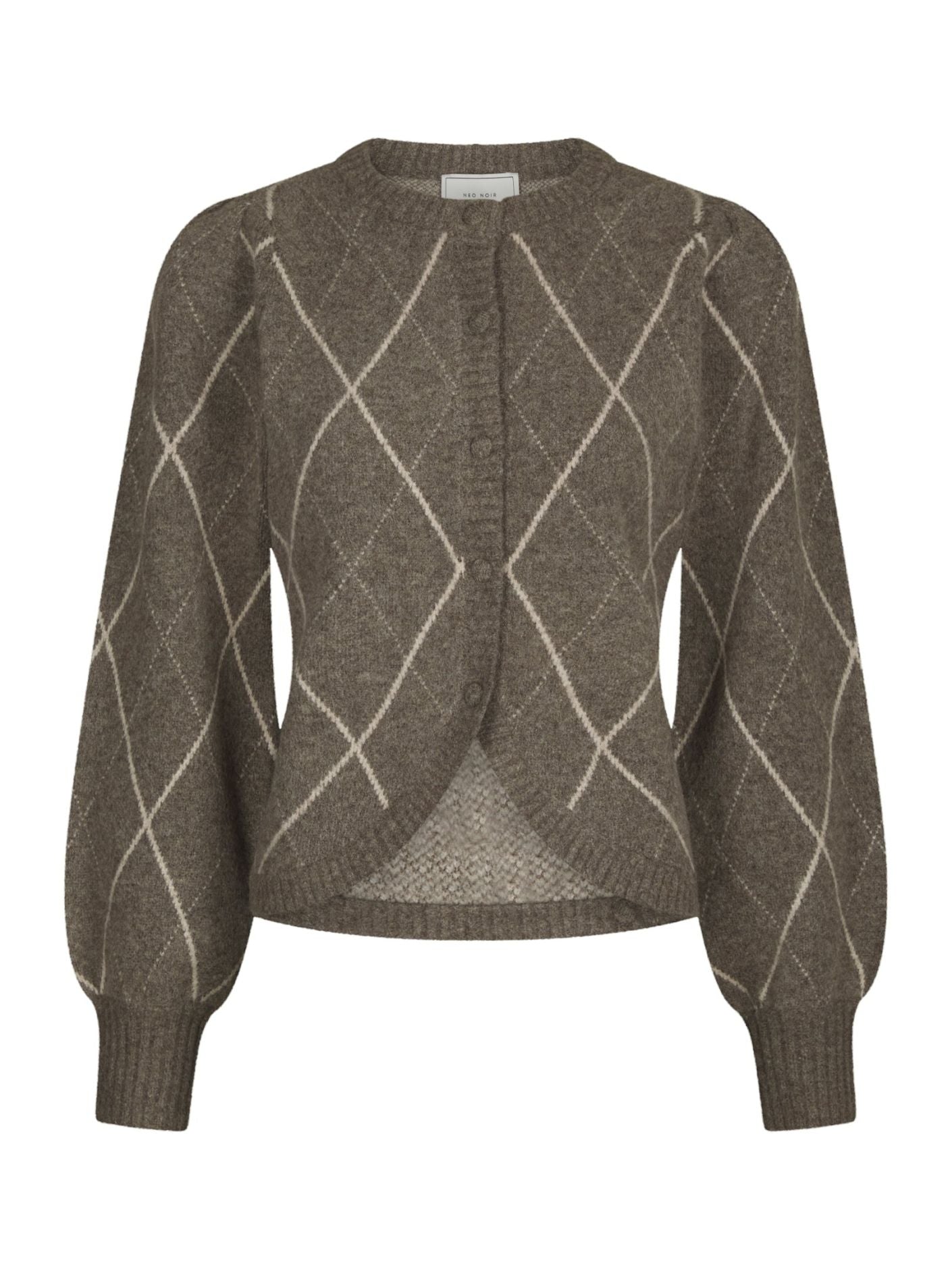 Koteas check knit cardigan
