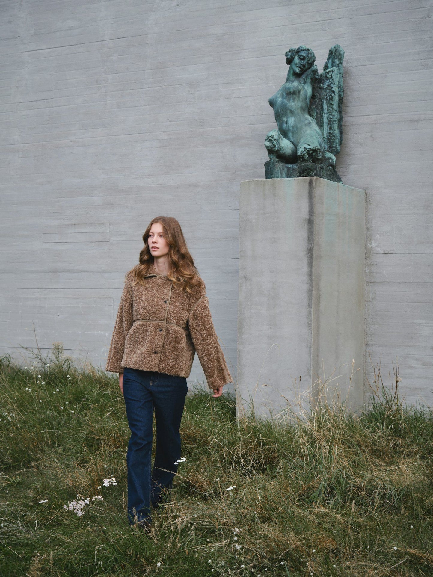 Castor faux fur jacket FORHÅNDSBESTILLING