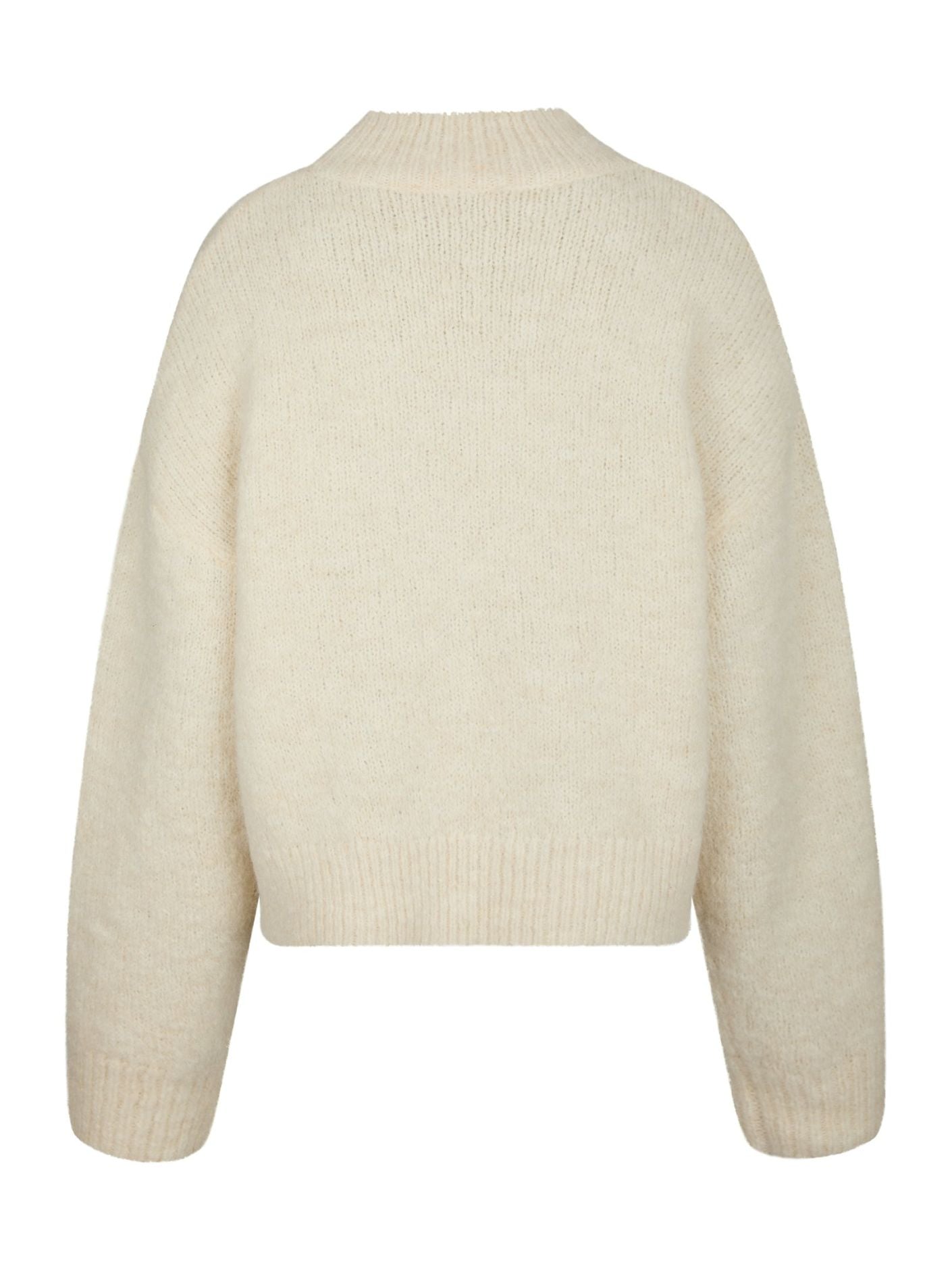 Paulina fluffy knit blouse