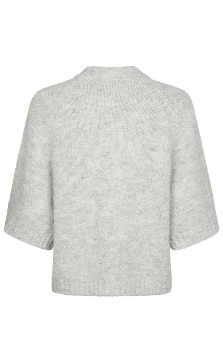 Benuta  Fluffy Knit Cardigan Lys grå