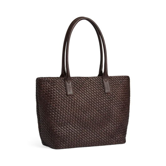 Wren Shopper, Weave Dark Brown