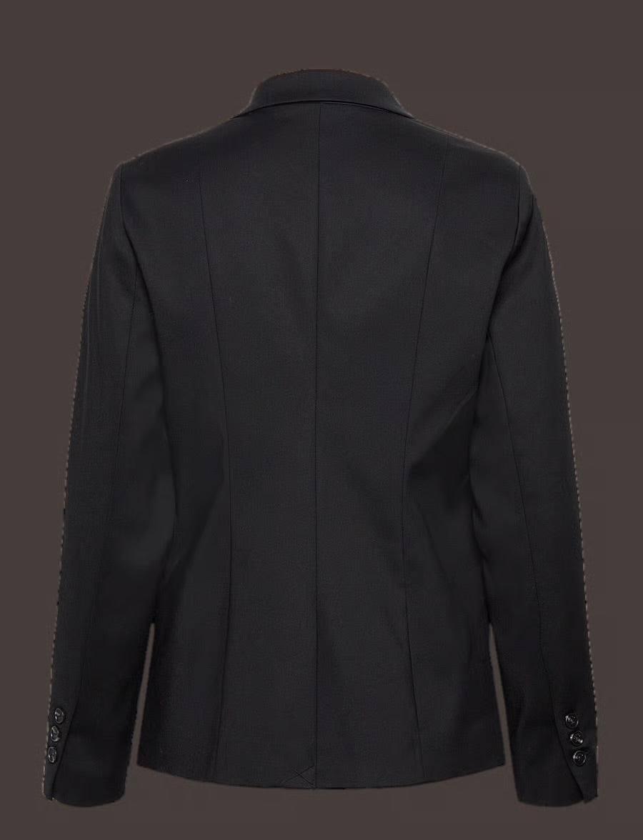 Double- breasted blazer with utility details