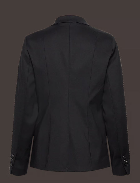Double- breasted blazer with utility details