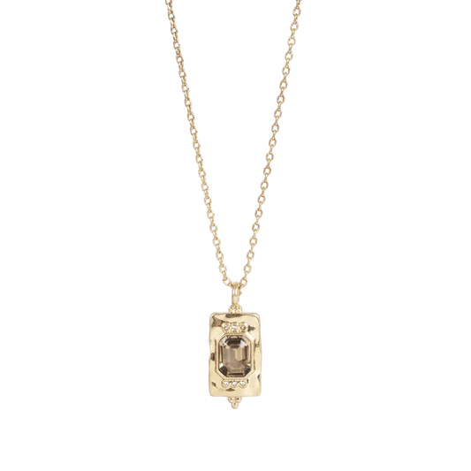 Smokey quartz, Bohemia - Kort kjede