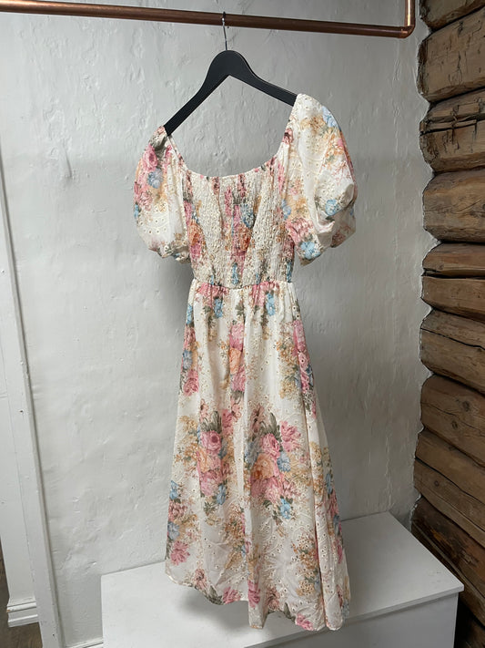 Flower Smock Romantic Dress