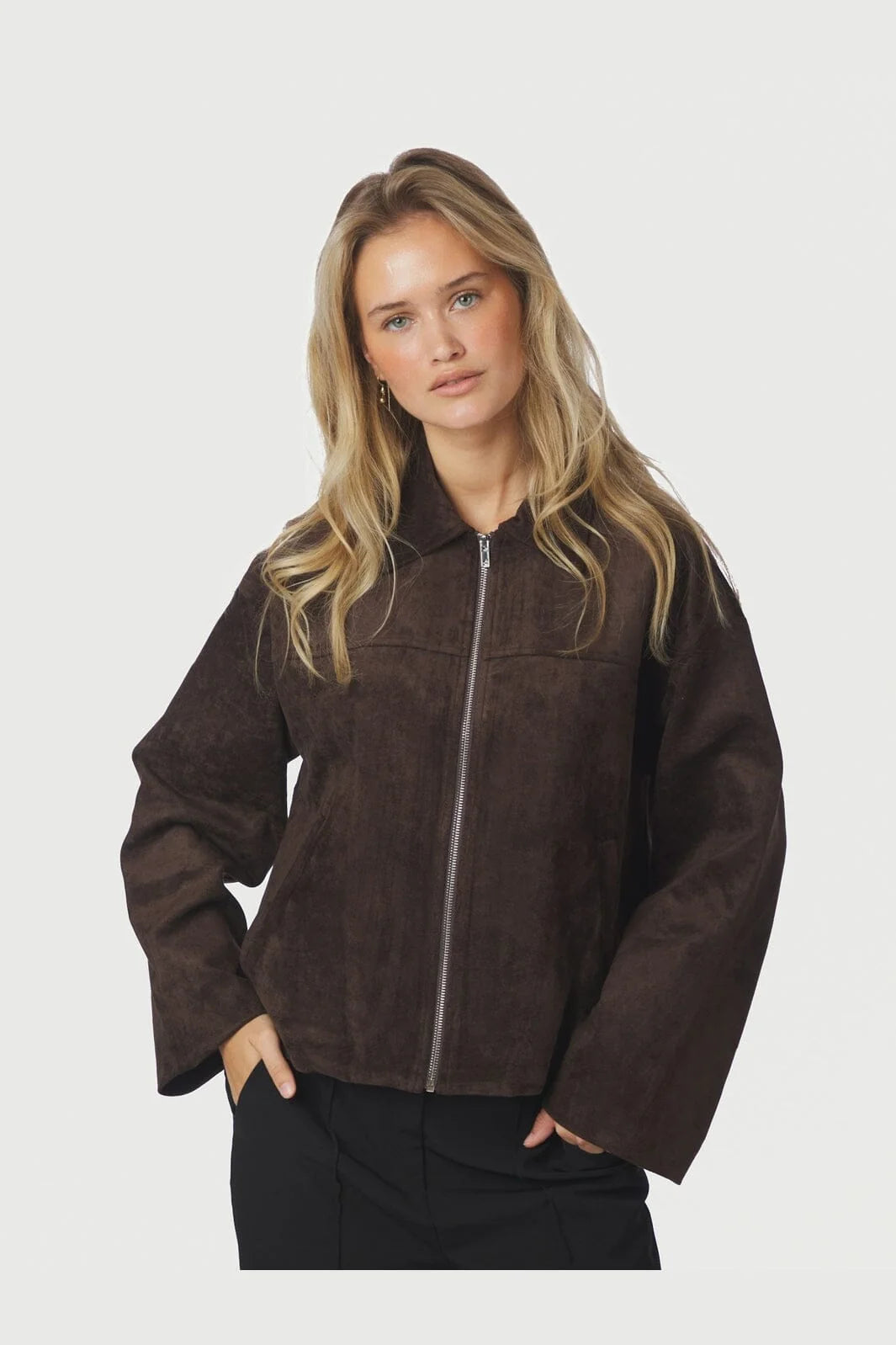 Titan Faux Suede Leather Jacket